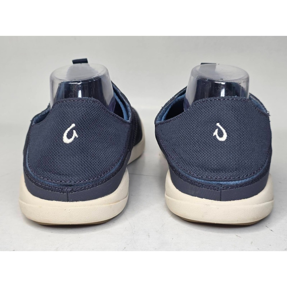 OluKai Moku Pae Men's Sneakers Size 13 EU 46 Navy Mesh Boat Shoes Slip-on Casual - Picture 7 of 10